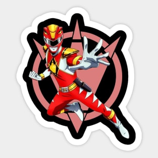 Red rangers Sticker